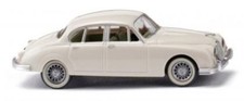 Wiking auto Jaguar MK II bianco perla 081306