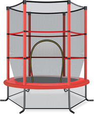 Trampolino Elastico Bambino in Acciaio, Tappeto Elastico Bambini Da Esterno E Da