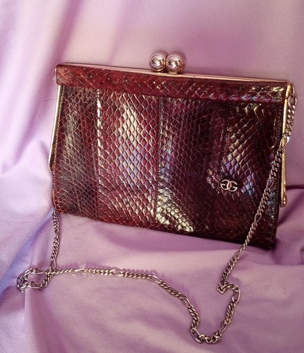 Vintage pochette borsa pelle - vintage,