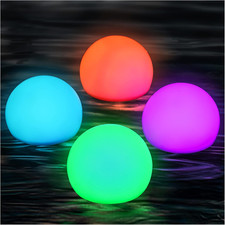 4 Pezzi Lampade Piscina, Palle