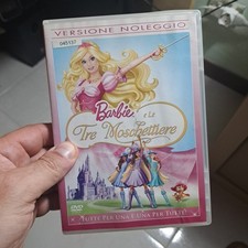 Dvd - Barbie e le tre moschettiere - Animazione Mattel - ex noleggio 7/10