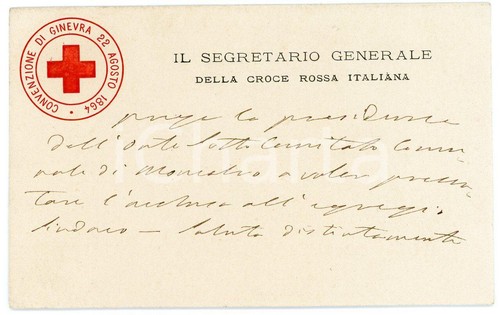 1900 croce rossa italiana - 1900,