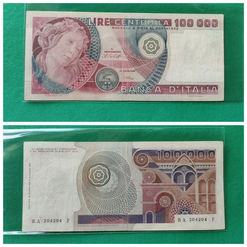 100000 lire repubblica - 100000,