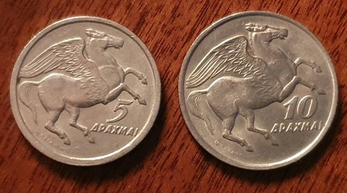 Grecia 1974 monete 5 - grecia, e