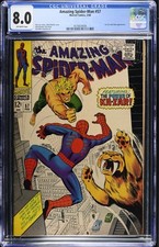 Amazing Spider-Man #57 - Marvel Comics 1968 CGC 8.0 apparizione Ka-Zar e Zabu.