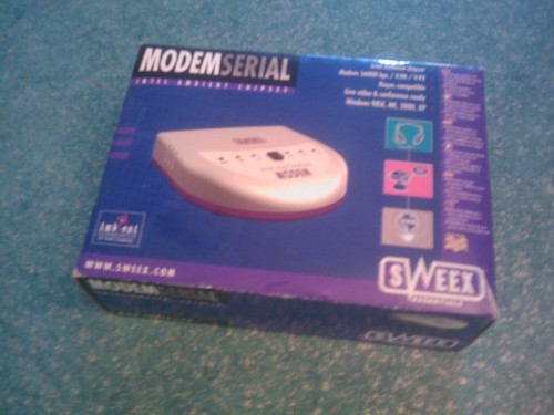 Modem sweex 56k rs232 92 - 56k, rs232,
