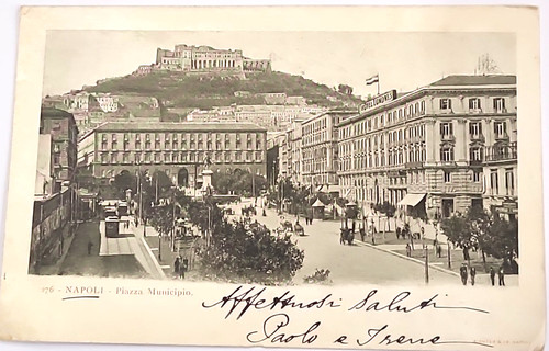 1903 napoli piazza municipio - 1903,
