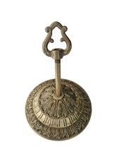 Vintage Antique Brass Large rose for parts of Chandelier Ceiling patterned 