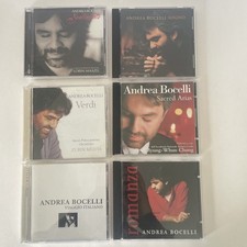 Andrea Bocelli Cd Lot Six CDs