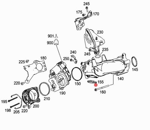 Mercedes om642 guarnizione - mercedes,