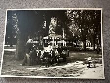 foto anni 50 ca CARRETTO BIBITE COCA-COLA FANTA insegna/proven. trieste