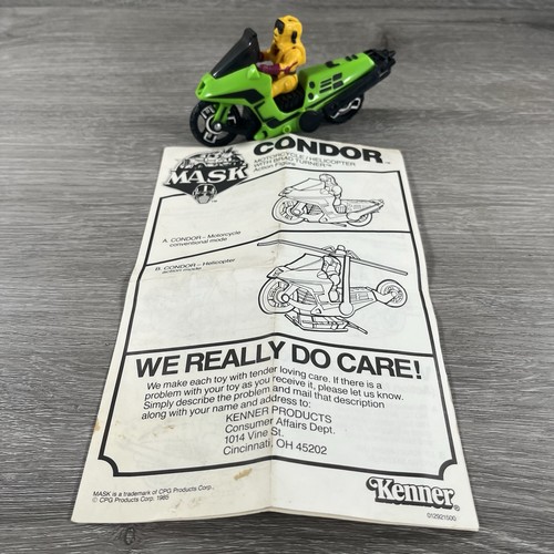Vintage 1985 condor - m.a.s.k.,