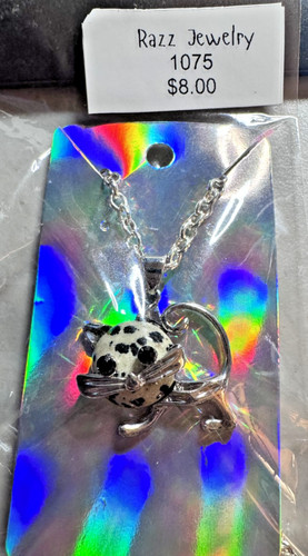 Dalmatian cat germstone - dalmatian,