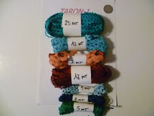 70 MT PASSAMANERIA BORDO ONDINA SLALOM ZIG ZAG H 5 - 10 MM AVANZI MERCERIA