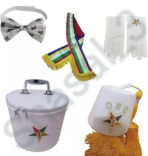 Masonic regalia oes - oes, white