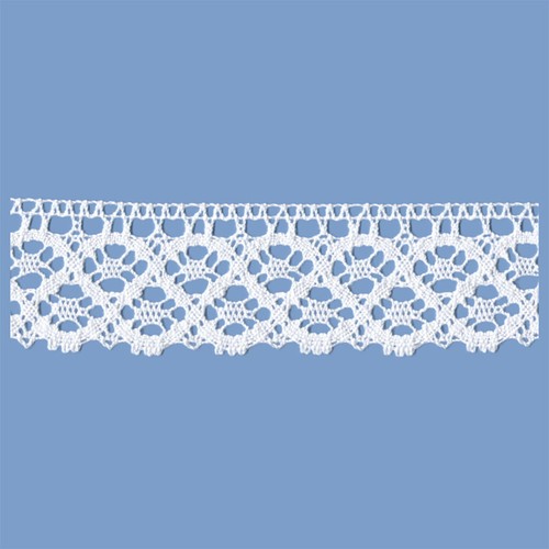 Merletto cotone bianco - cotone, 42