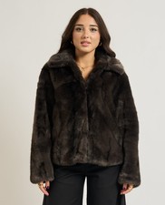 Cappotto corto donna Silvian Heach in ecopelliccia