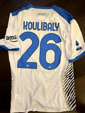 Maglia Napoli Maradona Bianca Koulibaly match worn issued EA7 vs Inter