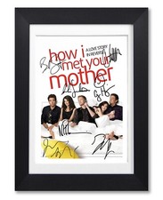 HOW I MET YOUR MOTHER CAST SIGNED POSTER TV SEASON PRINT PHOTO AUTOGRAPH GIFT