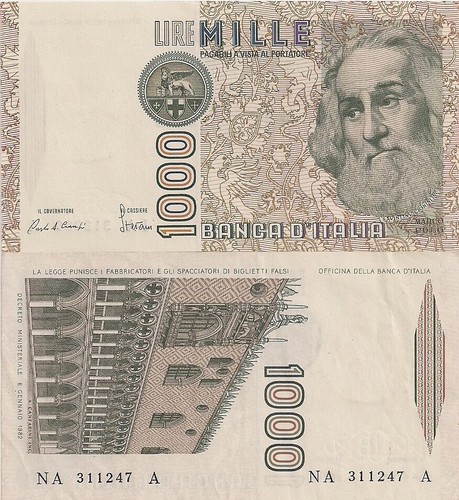1000 lire marco - marco, polo