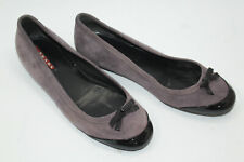 Scarpe donna PRADA tg 6 Europa 36,5 camoscio viola S9282