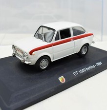 Modellino auto FIAT 600 ABARTH OT 1600 scala 1:43 ixo modellismo collezione