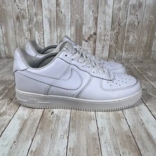 Nike Air Force 1 82 pelle bianca uomo 11,5