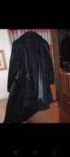 Cappotto persiano BREITSCHWANZ bellissimo con inserti in pelle. Capo vintage.