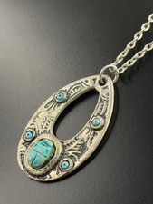 Collana scarabeo egiziano - scarabeo,