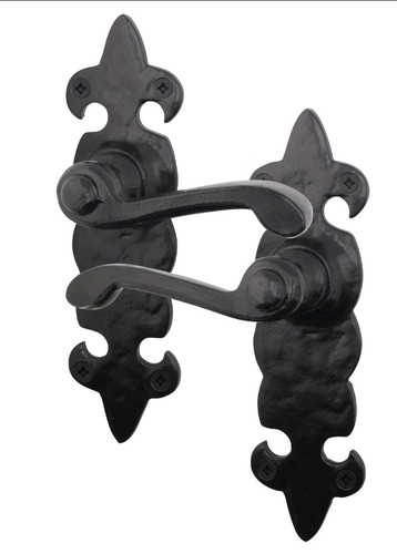 Maniglia porta ghisa - ghisa, nera