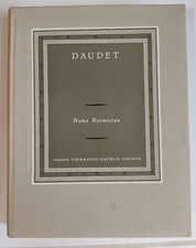 LIBRO DAUDET NUMA ROUMESTAN I GRANDI SCRITTORI STRANIERI UTET