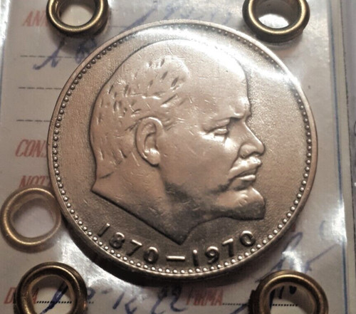 Rublo 1970 lenin - rublo,