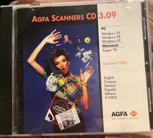 Scanner agfa vintage - 1998, cd