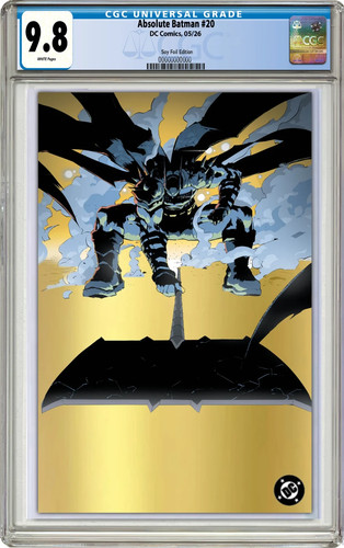Absolute batman cgc 9 8 - absolute, #20
