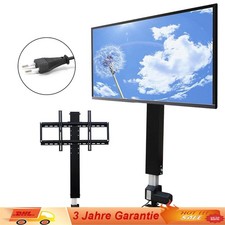 Supporto TV Elettrico Motorizzato a Parete Lift Hub con Telecomando Incasso Mobili