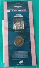 I MITI DEL GIRO 13 • Jacques Anquetil (2004) MONETA + Figurina - BRAND NEW