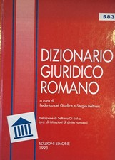 Dizionario giuridico romano - dizionario,
