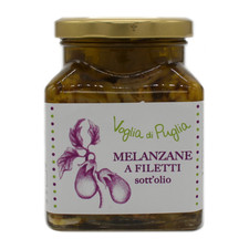 Voglia Di Puglia Melanzane Sottolio In Olio Extravergine D'oliva 270 Gr