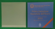 Italia Prima emissione Nazionale dell'euro divisionale 2002 come foto