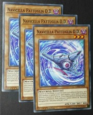 Set 3 Carte NAVICELLA PATTUGLIA D.D.  in Italiano CHIM-IT028 YUGIOH