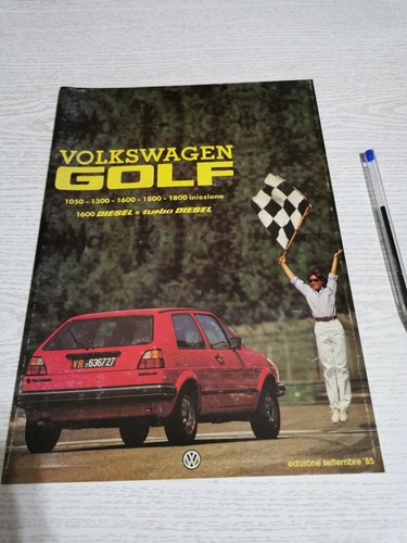 Golf 1985 depliant - vw,