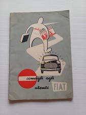 Fiat Consigli agli Utenti 1956