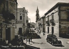 da1108 cartolina cerignola corso garibaldi provincia di foggia bella!