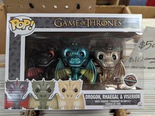 Funko pop drogon rhaegal - pop, drogon,