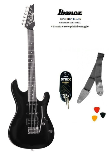 Ibanez gsa60bkn black chitarra - ibanez,
