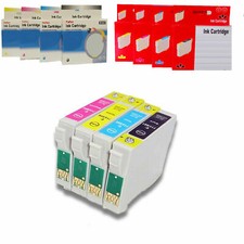 EPSON T0711-T0714 KIT 4 10 20 30 CARTUCCE COMPATIBILI NO OEM BK C M Y 14 ml