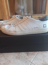 Sneakers bassa DATE HILL LOW - uomo - pelle bianco nero - Taglia 45