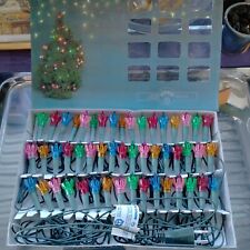 Catena 50 Luci Natale pisellino giocoplast Rara NUOVA da Collezione Vintage