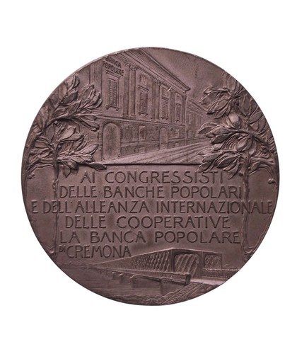 Medaglia banca popolare - medaglia,