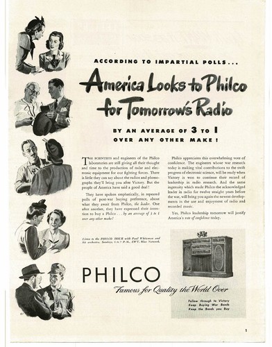 Console mobile radio - , philco
